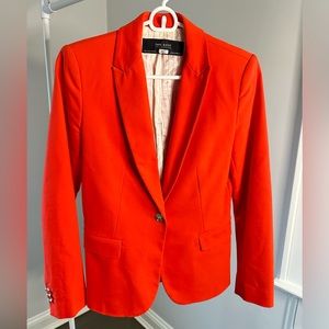 Zara orange blazer